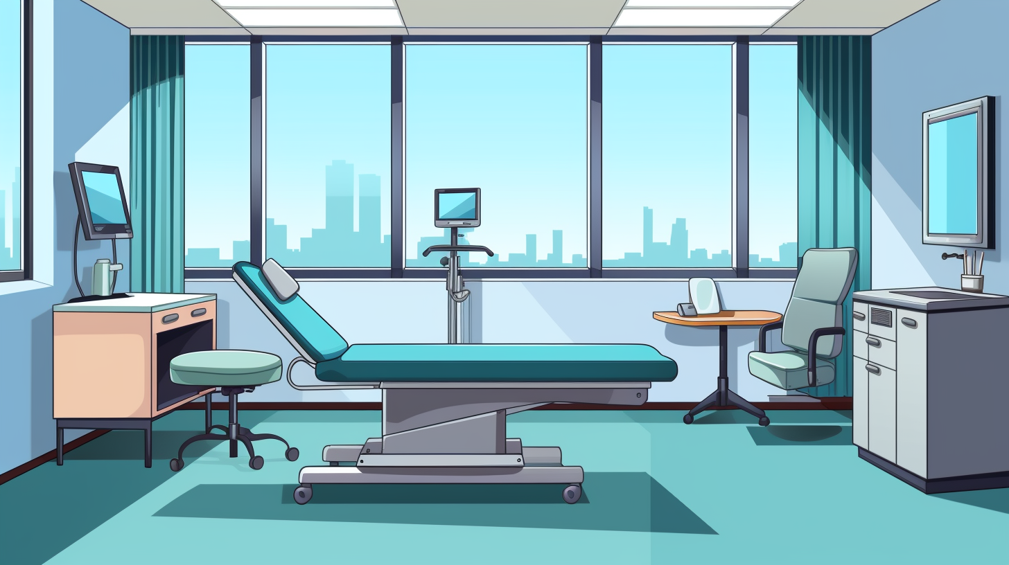 Detailed medical clinic banner image