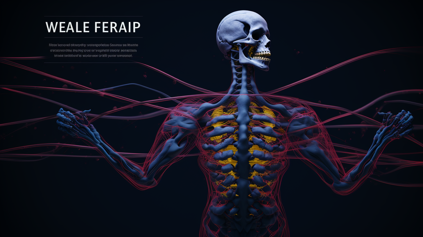 Hyper-realistic medical website banner poster
