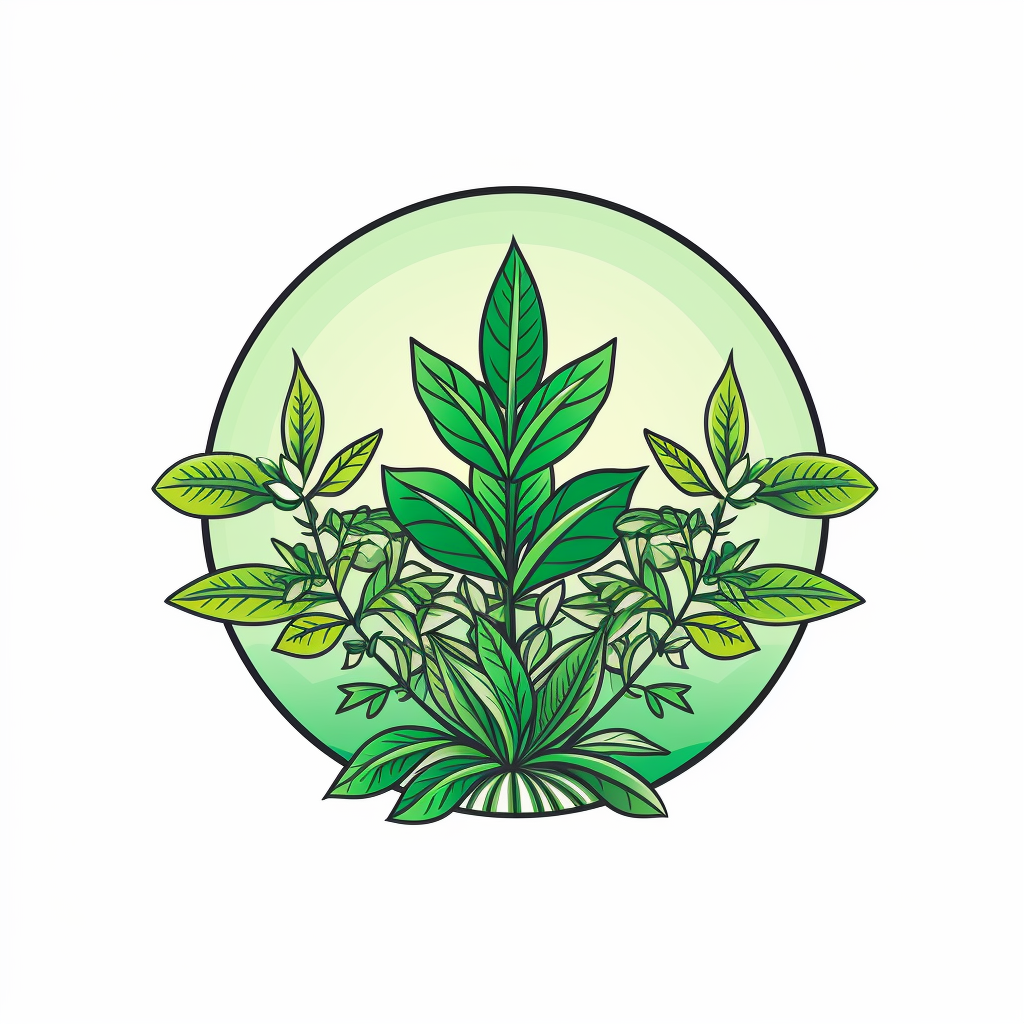 Medicinal herbs icon for websites