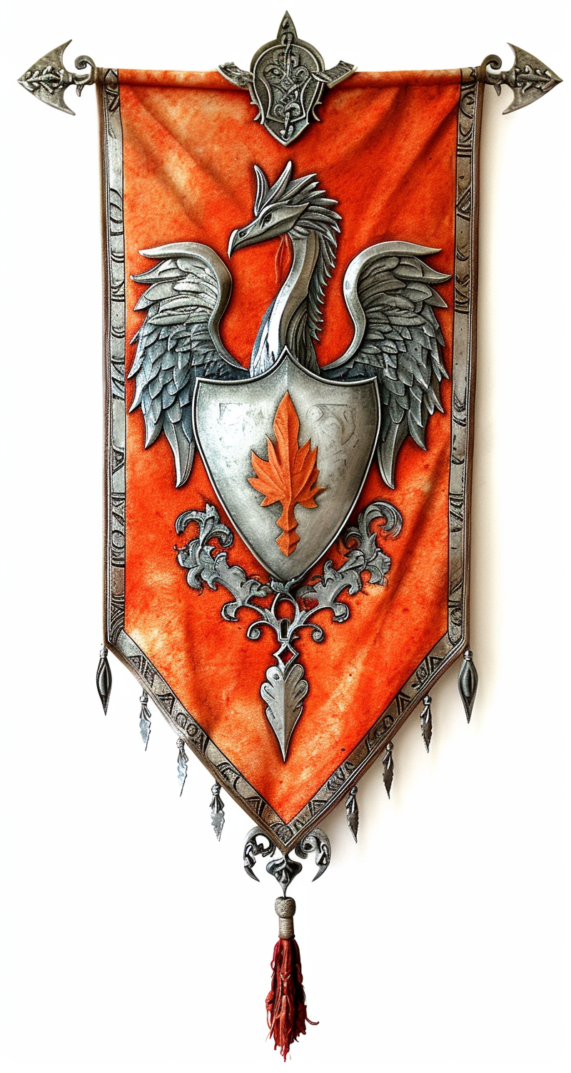 Medieval Coat of Arms Pennant Banner