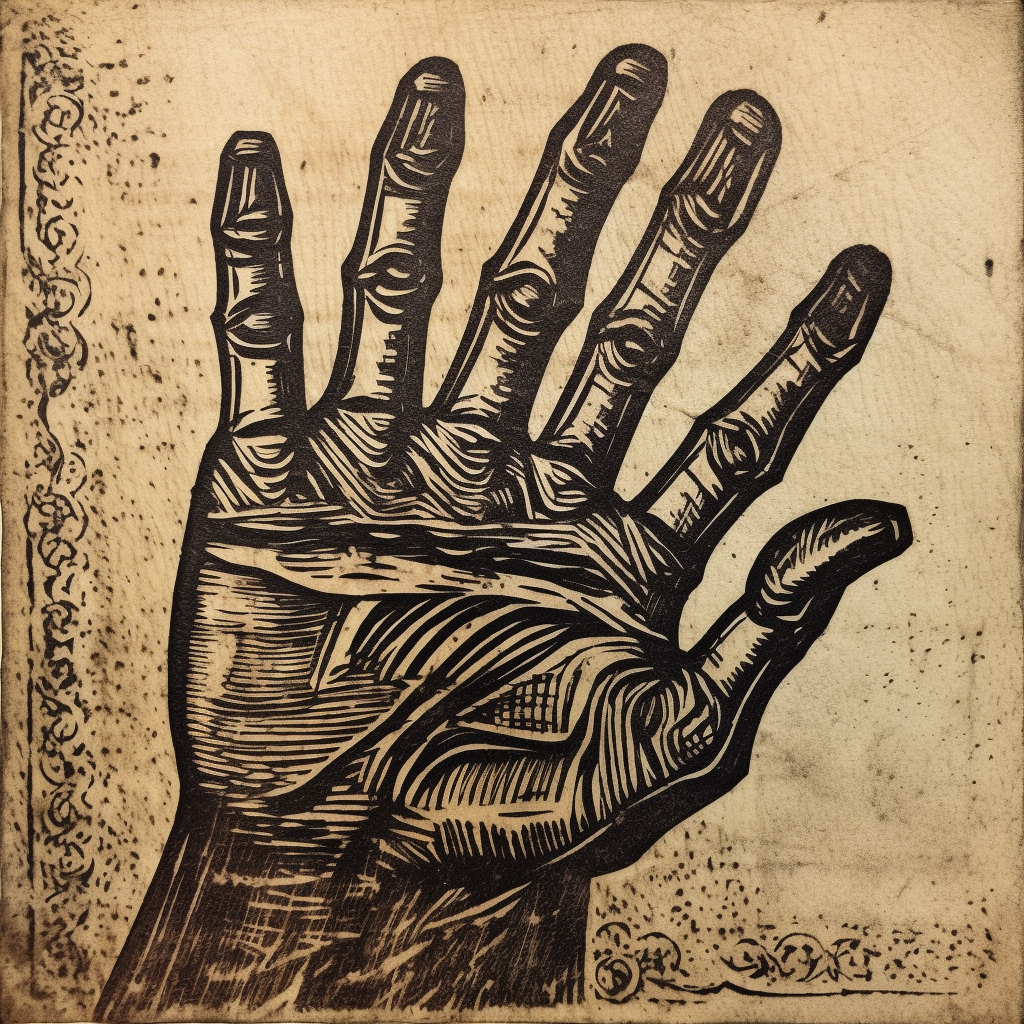 Hand Woodcut Illustration