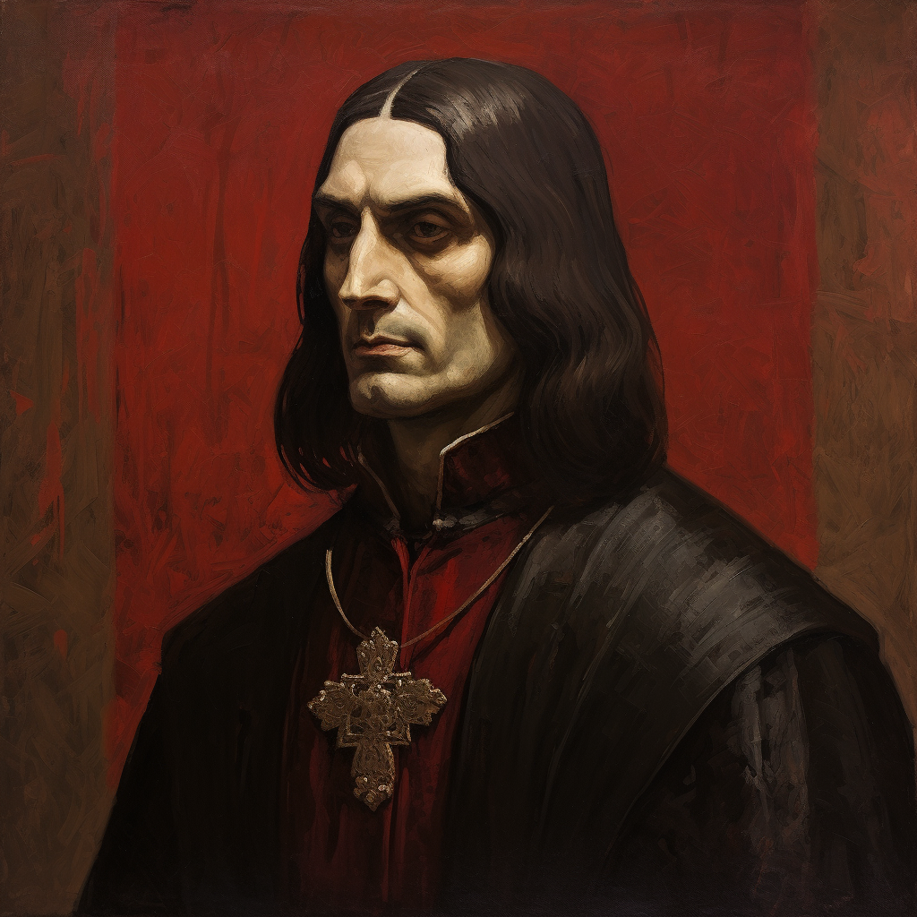 Vampire Lord in Medieval Attire