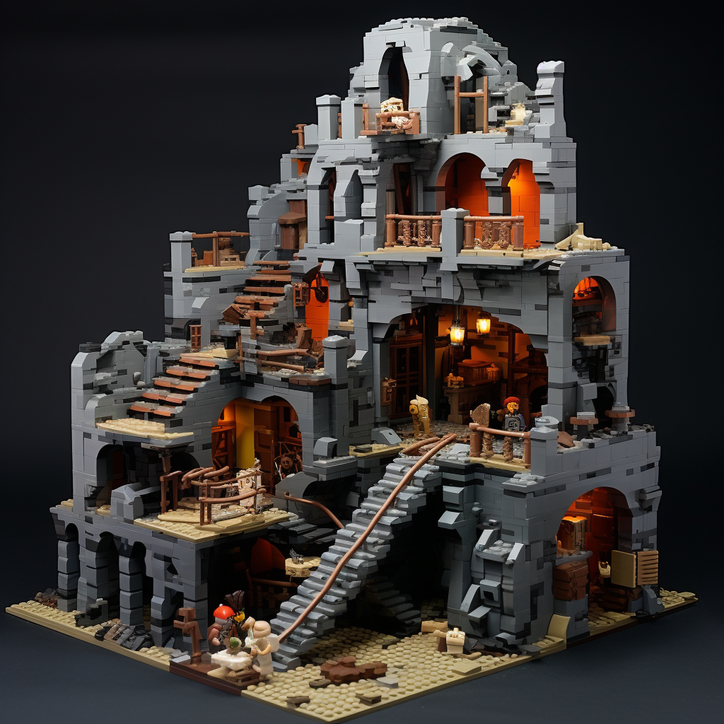 Medieval Dungeon Lego Set - Imaginative Play