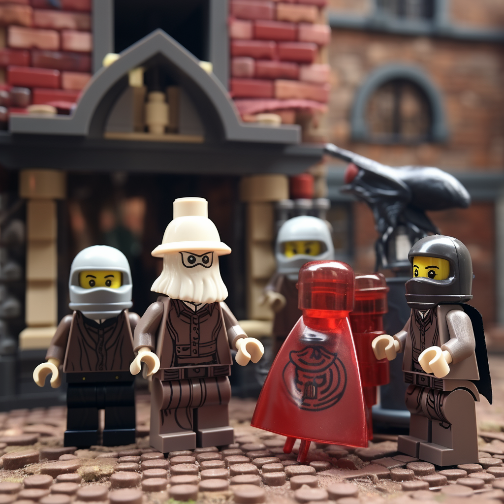 Medieval Plague Doctors Lego Set