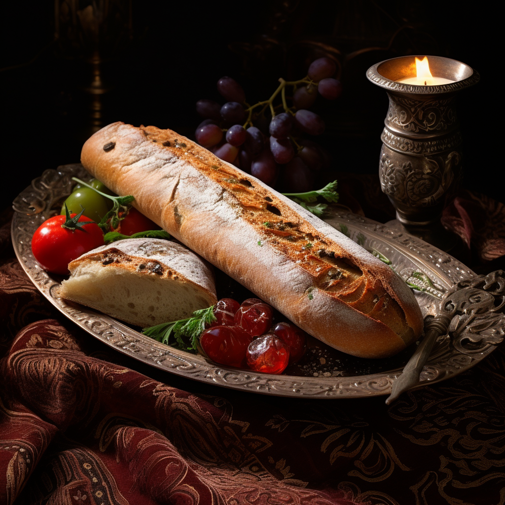 Grima's Traditional Dish in Baguette