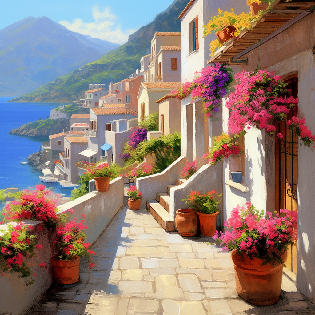 Mediterranean Art Inspiration Painting