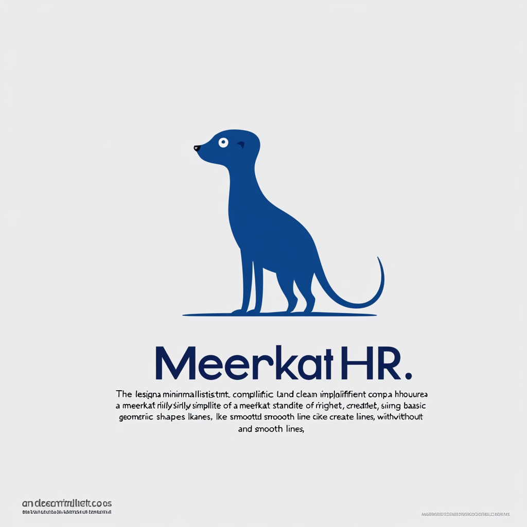 Simplified Meerkat HR Logo Design