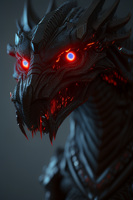 Red Eyes Black Dragon Unreal Engine