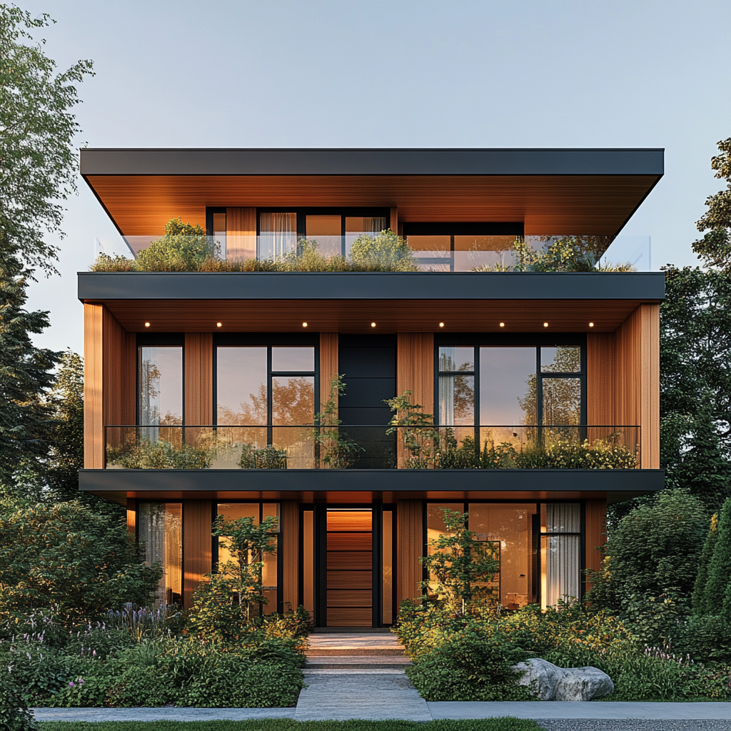 modern duplex vancouver building architecture