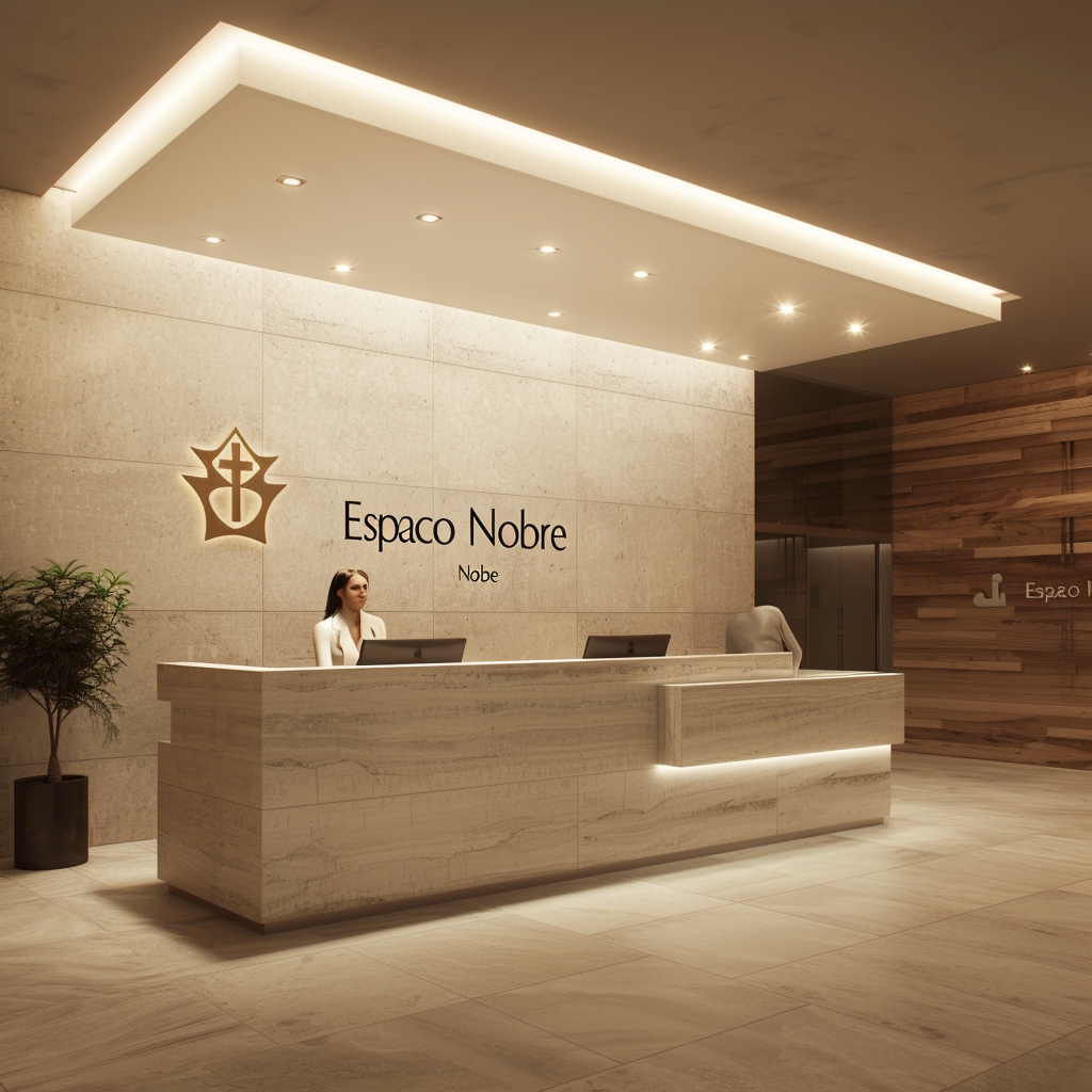 Modern Reception Area Espaco Nobre