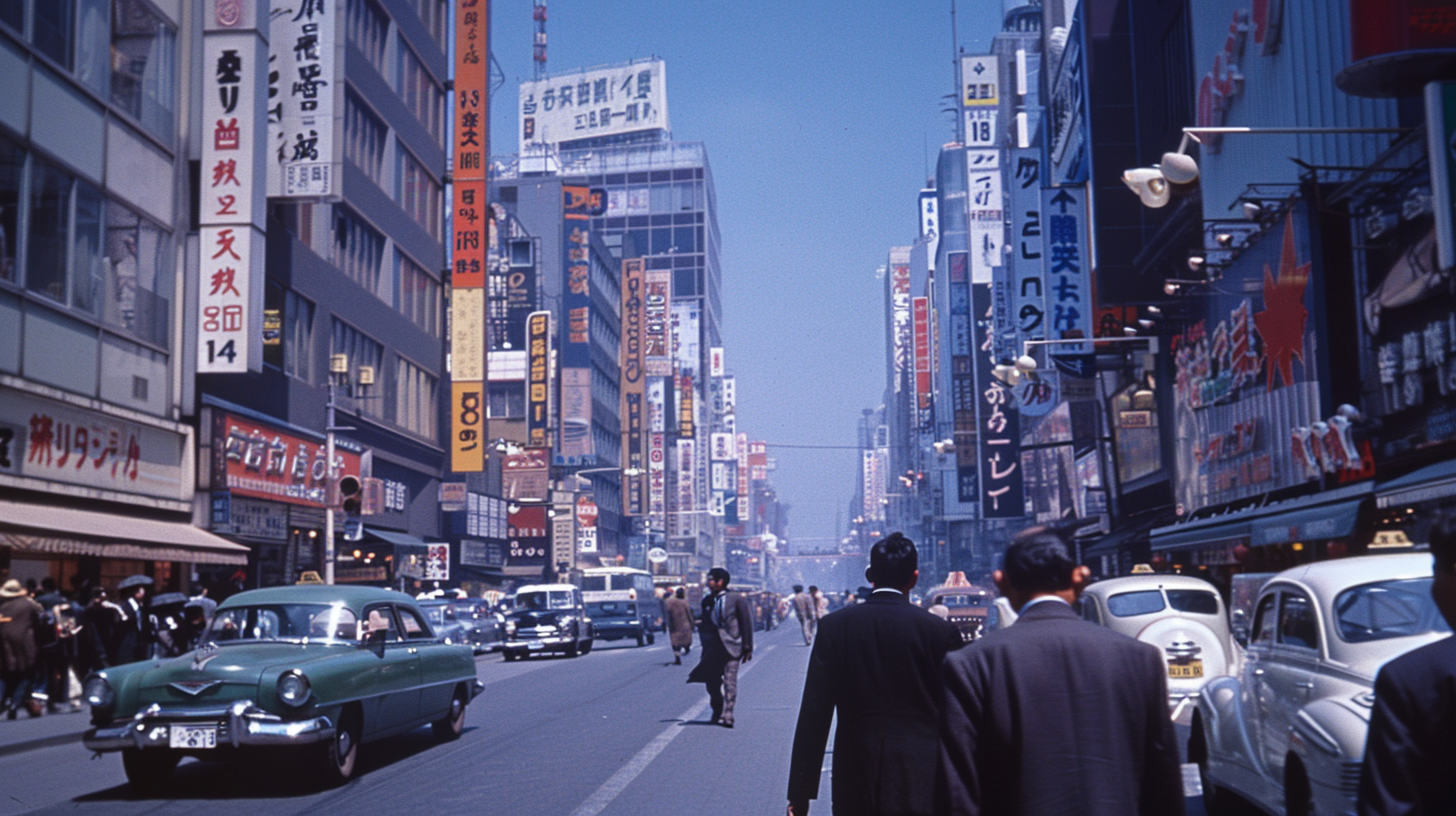 Tokyo City Scene 1966