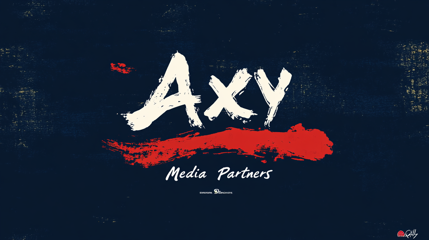 Navy blue Axy Media Partners logo