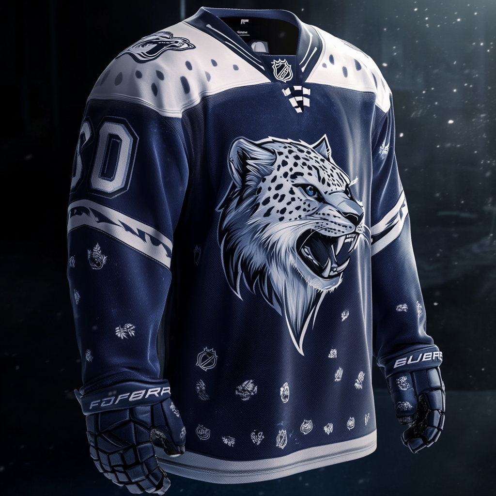 Snow Leopard NHL Jersey Wildcats