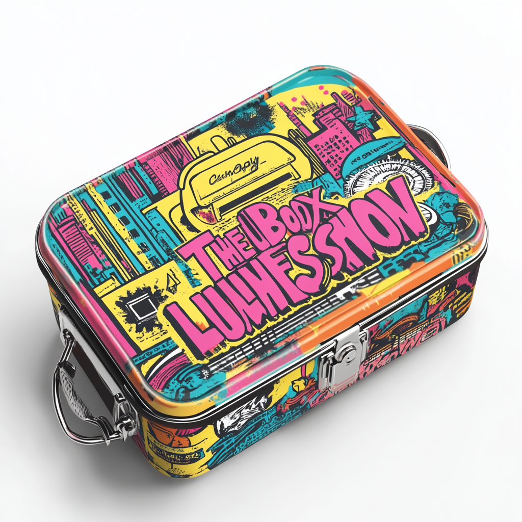 Classic 80s-90s inspired lunchbox design