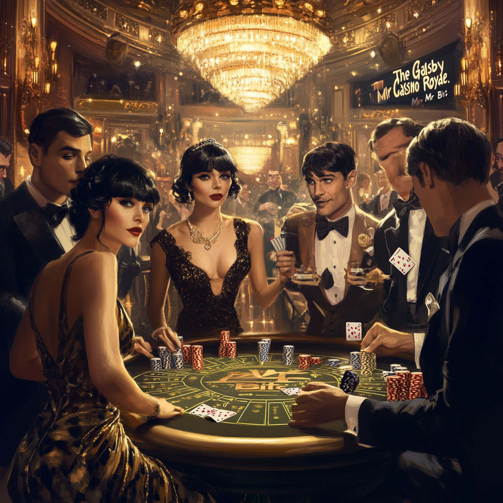 Luxurious casino birthday party atmosphere