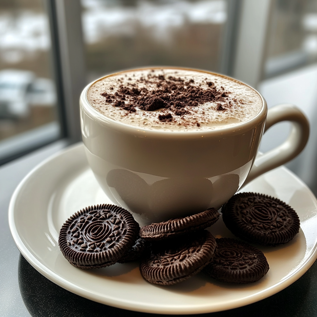 Oreo Cappuccino Recipe Image Delicious