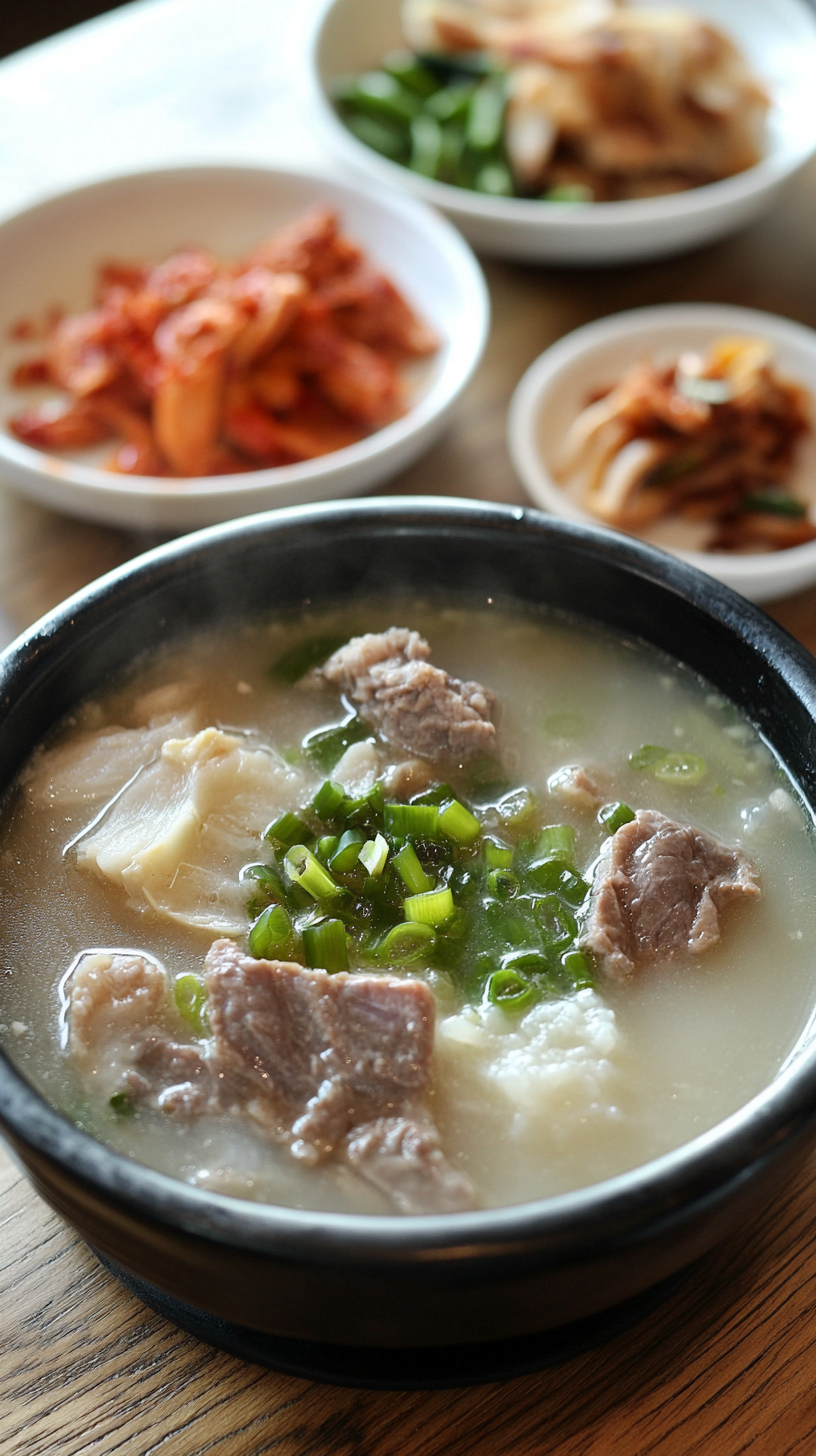 Korean Ox Knee Cartilage Soup