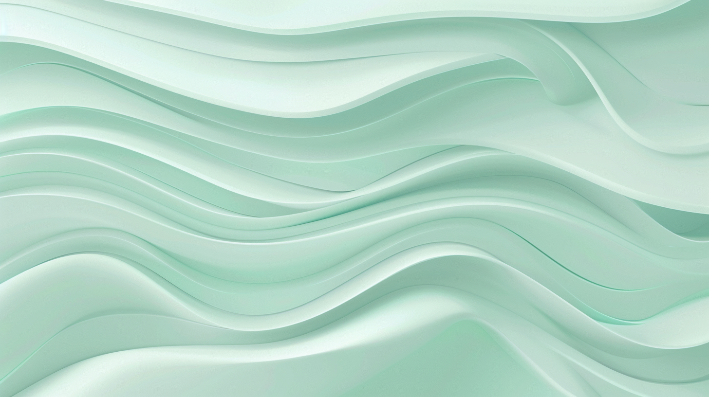 Aqua Green Vector Wave Pattern