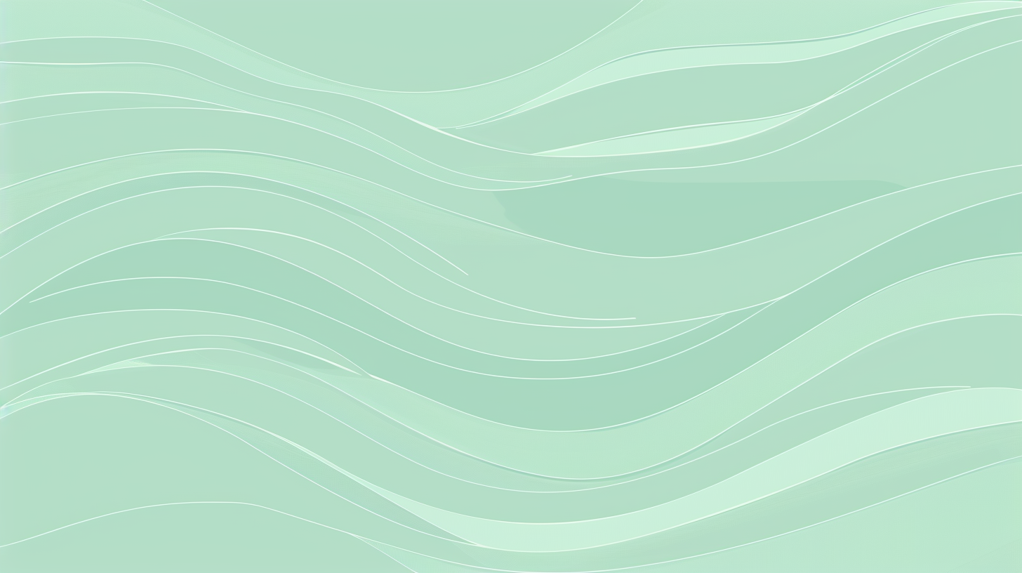 Aqua Green Wave Pattern Minimalistic