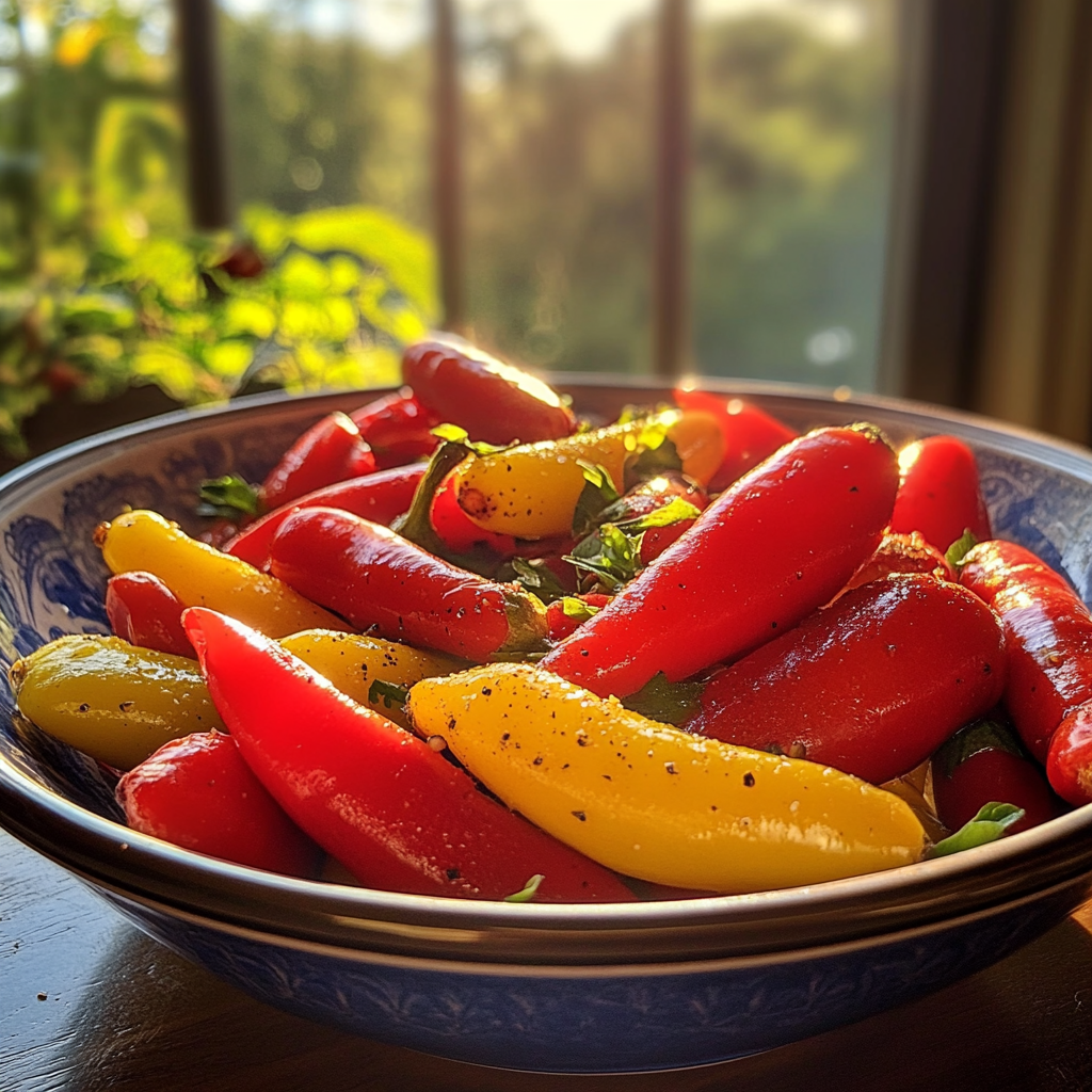 Peperoni Arrosto Kitchen Table Amateur Photo