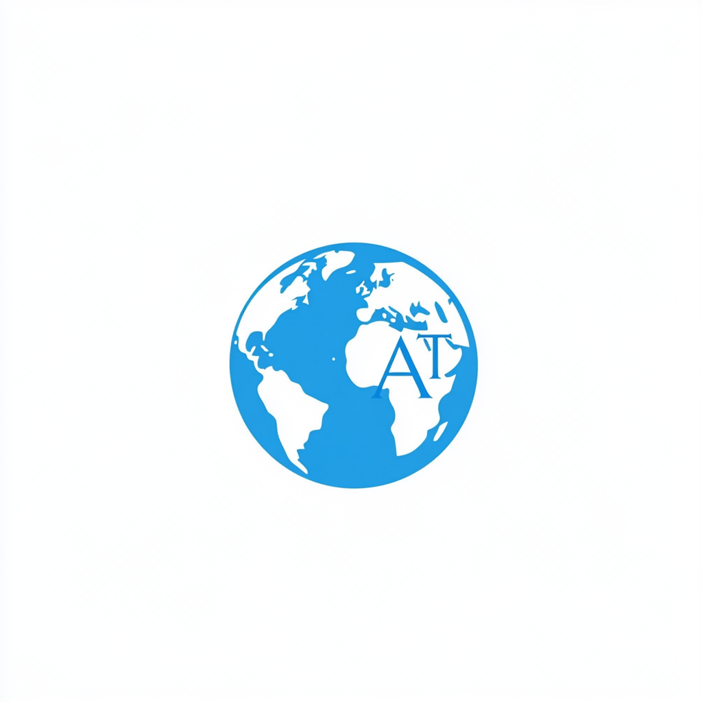 Blue Earth Globe Photographer Logo