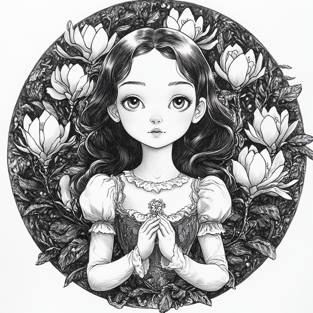 Pixar Goddess Magnolia Coloring Page