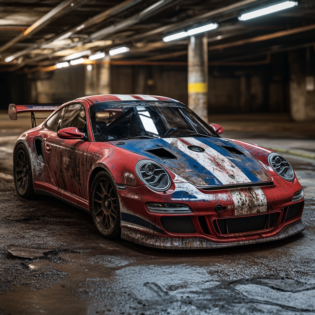 Porsche 911 GT3 RS Dystopian Future