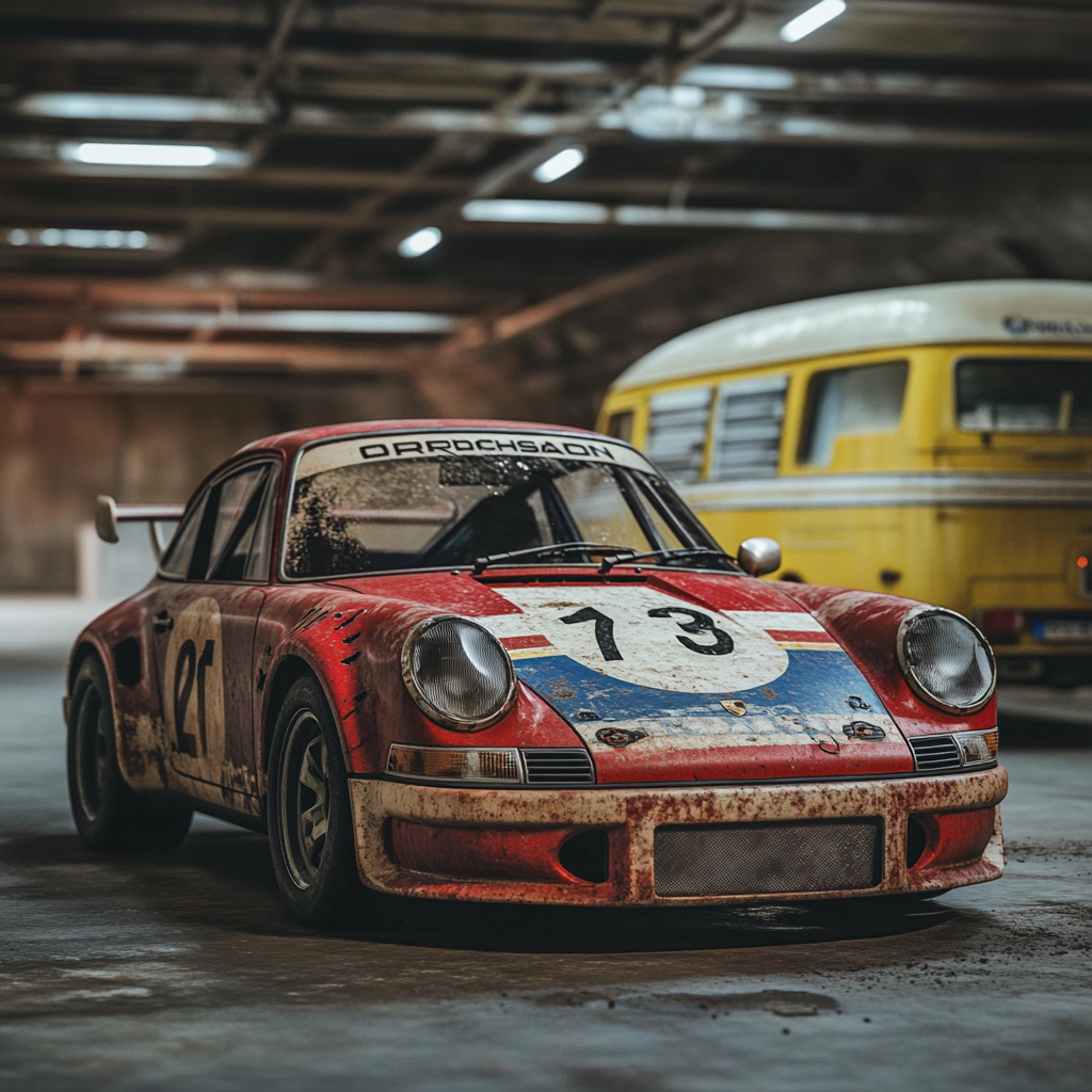 Red white blue Rothmans racing Porsche