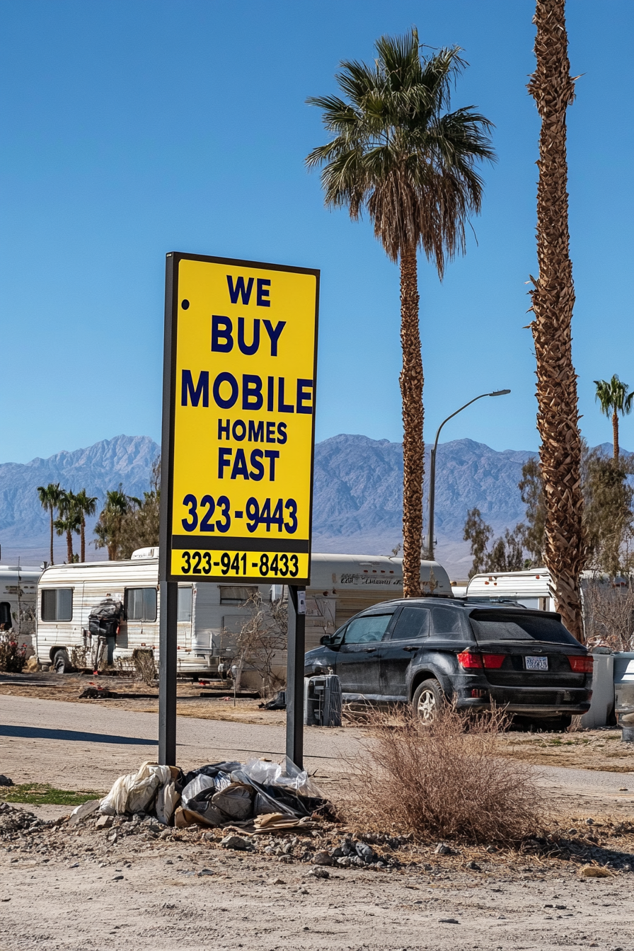 Yellow Black Real Estate Sign