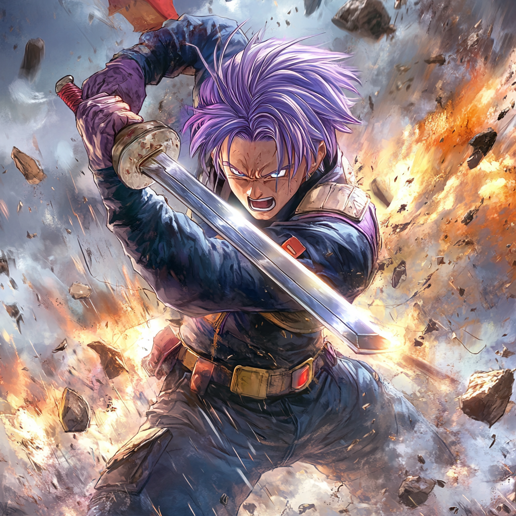 Trunks Dragon Ball Battle Sword