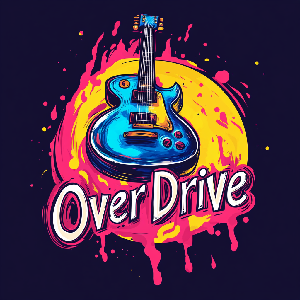 Vibrant OverDrive Rock Band Logo