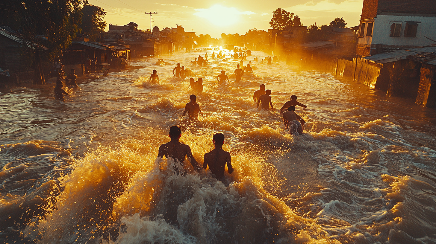 people in high water flood