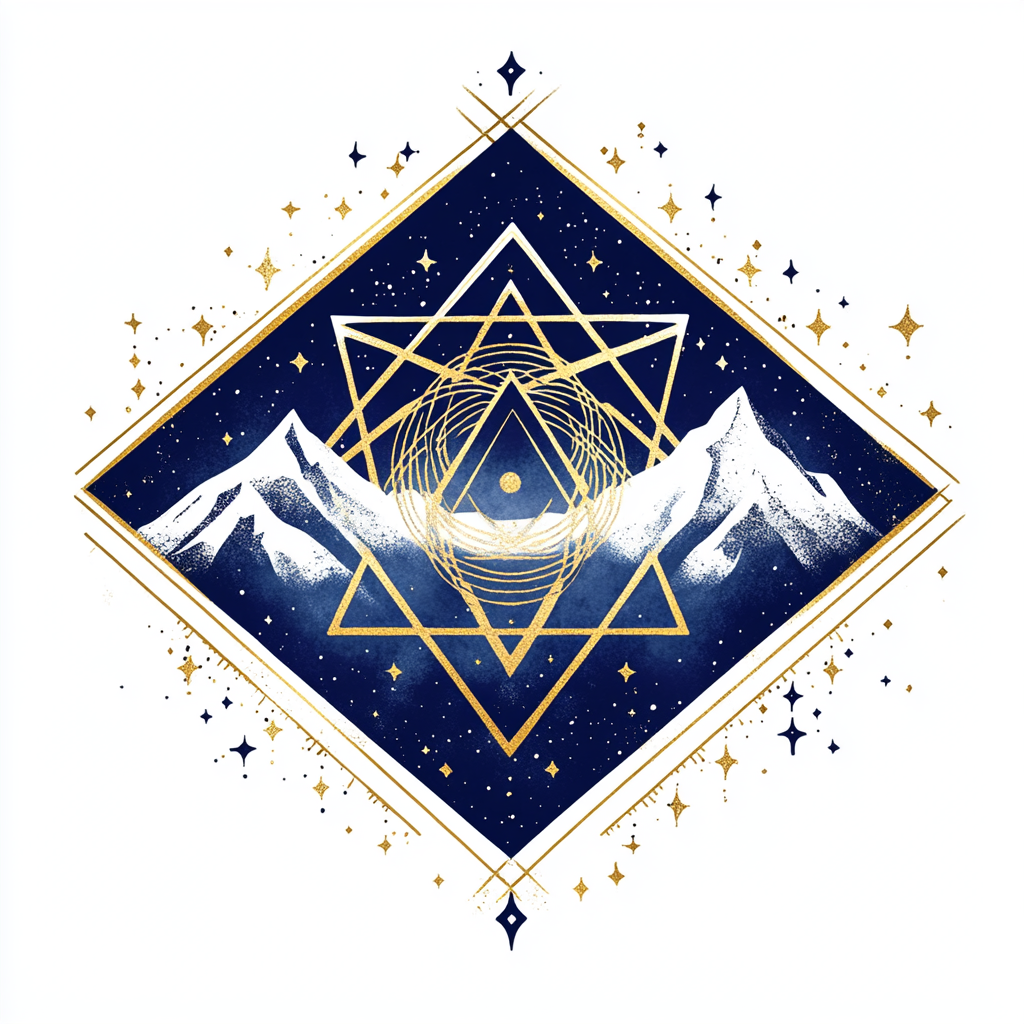 Sacred Mountain Rituals Logo Sri Yantra