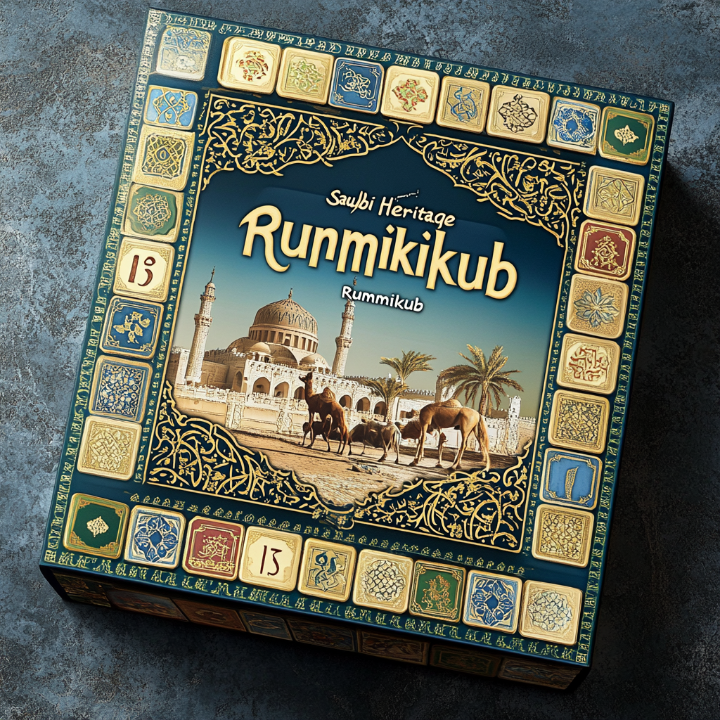 Saudi Heritage Rummikub Set Packaging