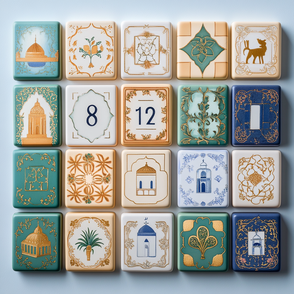 Saudi Rummy Tiles Board Game