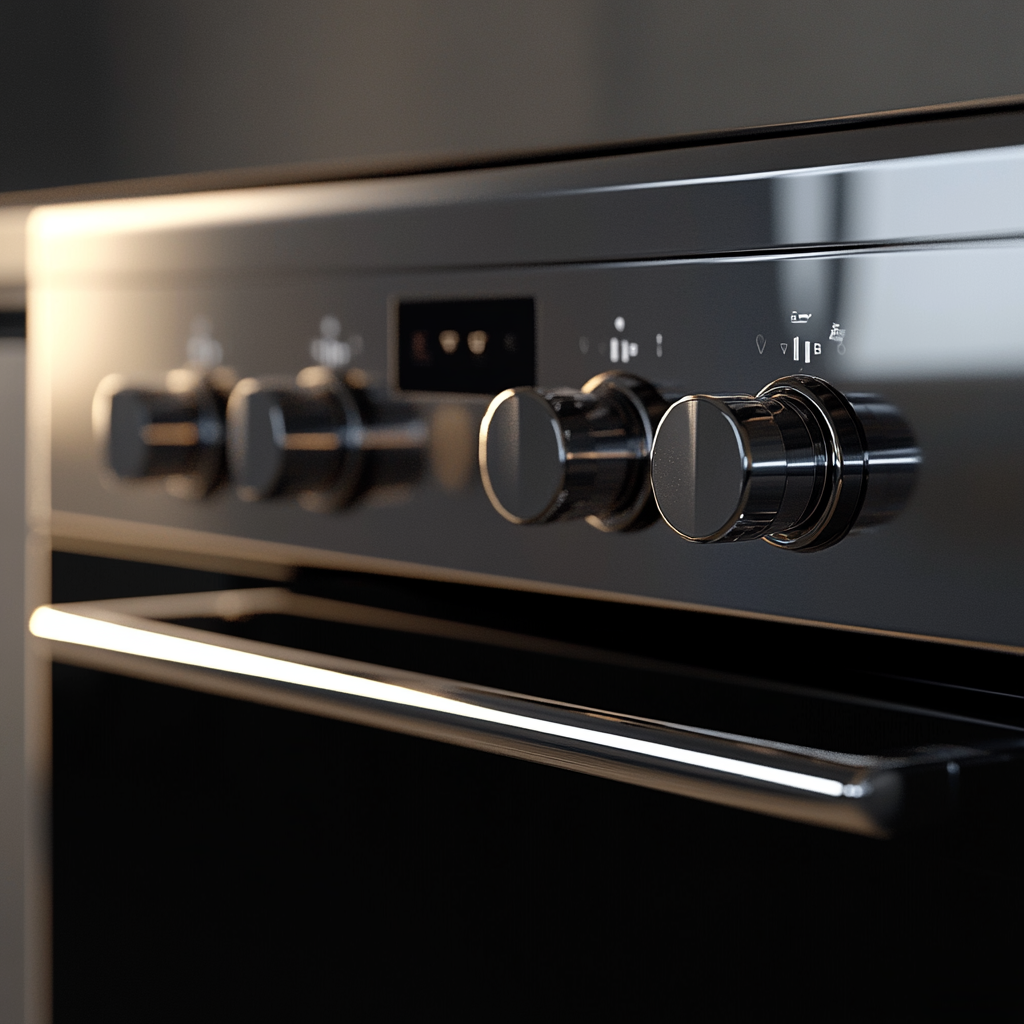 modern wall oven control panel