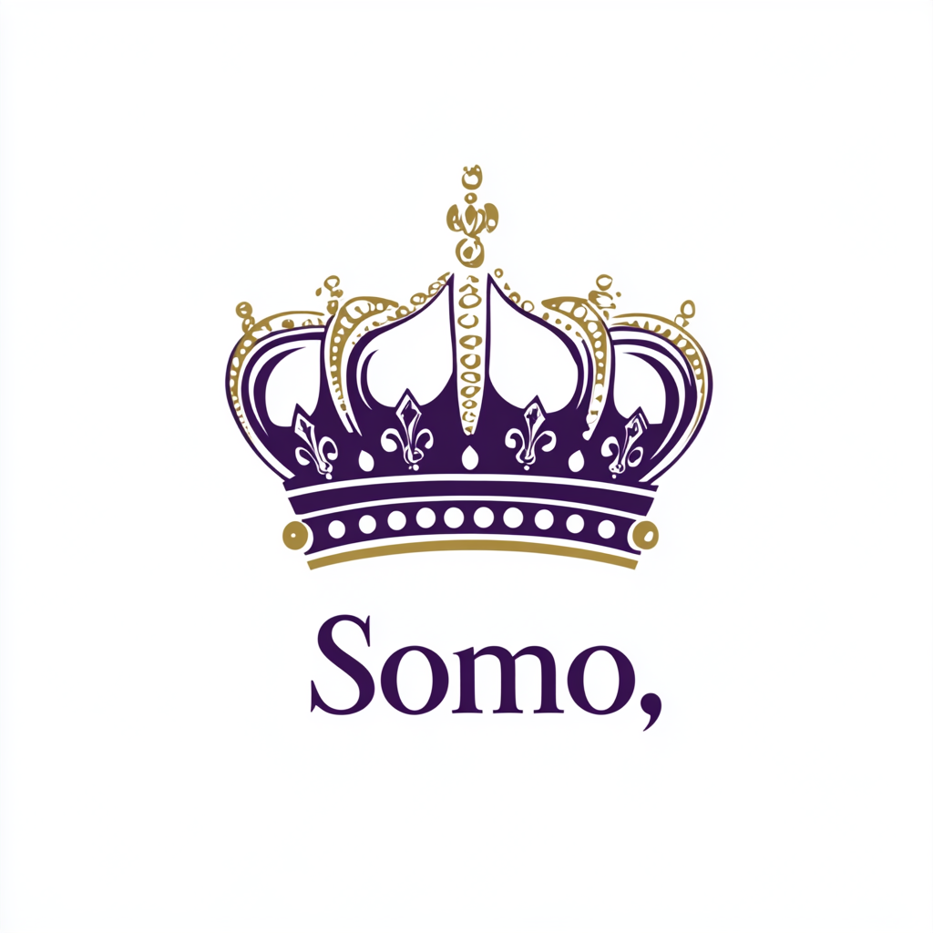 Elegant Somo Crown Logo Icon