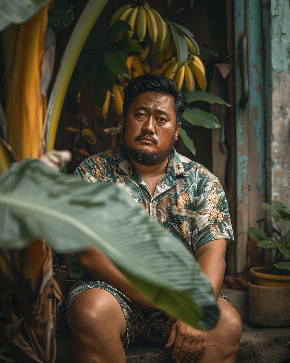 Indonesian man with diabetes