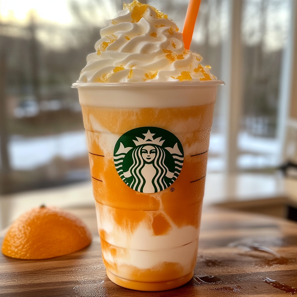 Delicious Sunset Citrus Frappuccino Image