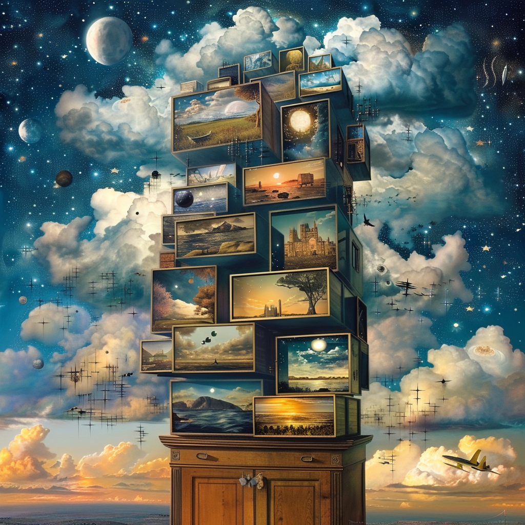 Surreal Cabinet Drawers Imagination Art