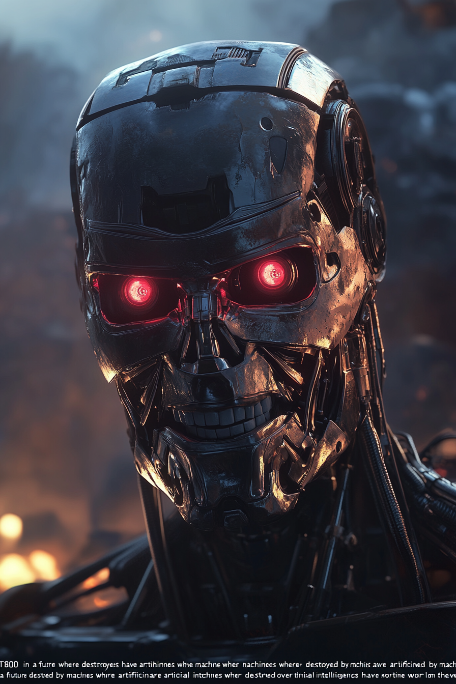 T800 future machines AI art