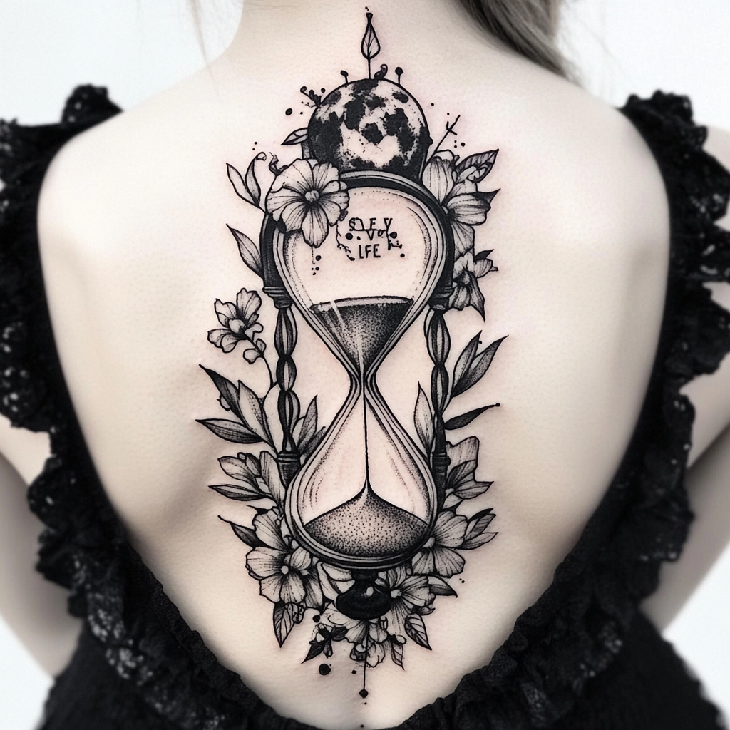 Tattoo Hourglass Redesign Aesthetics