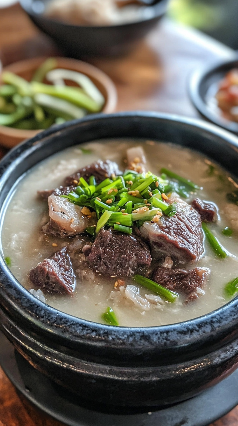 Korean Seolleongtang Soup Bowl