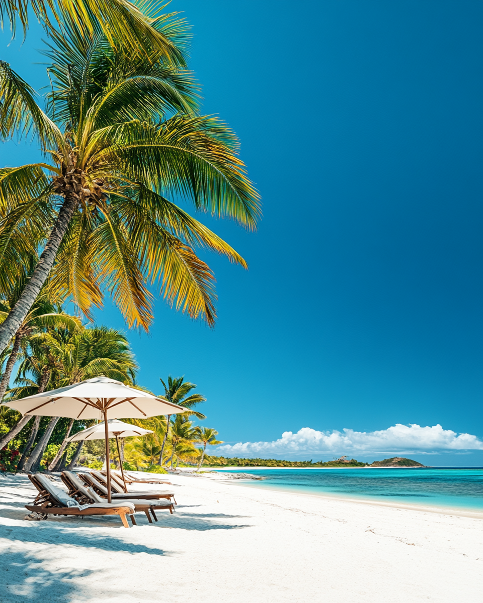 Beautiful Tropical Beach White Sand