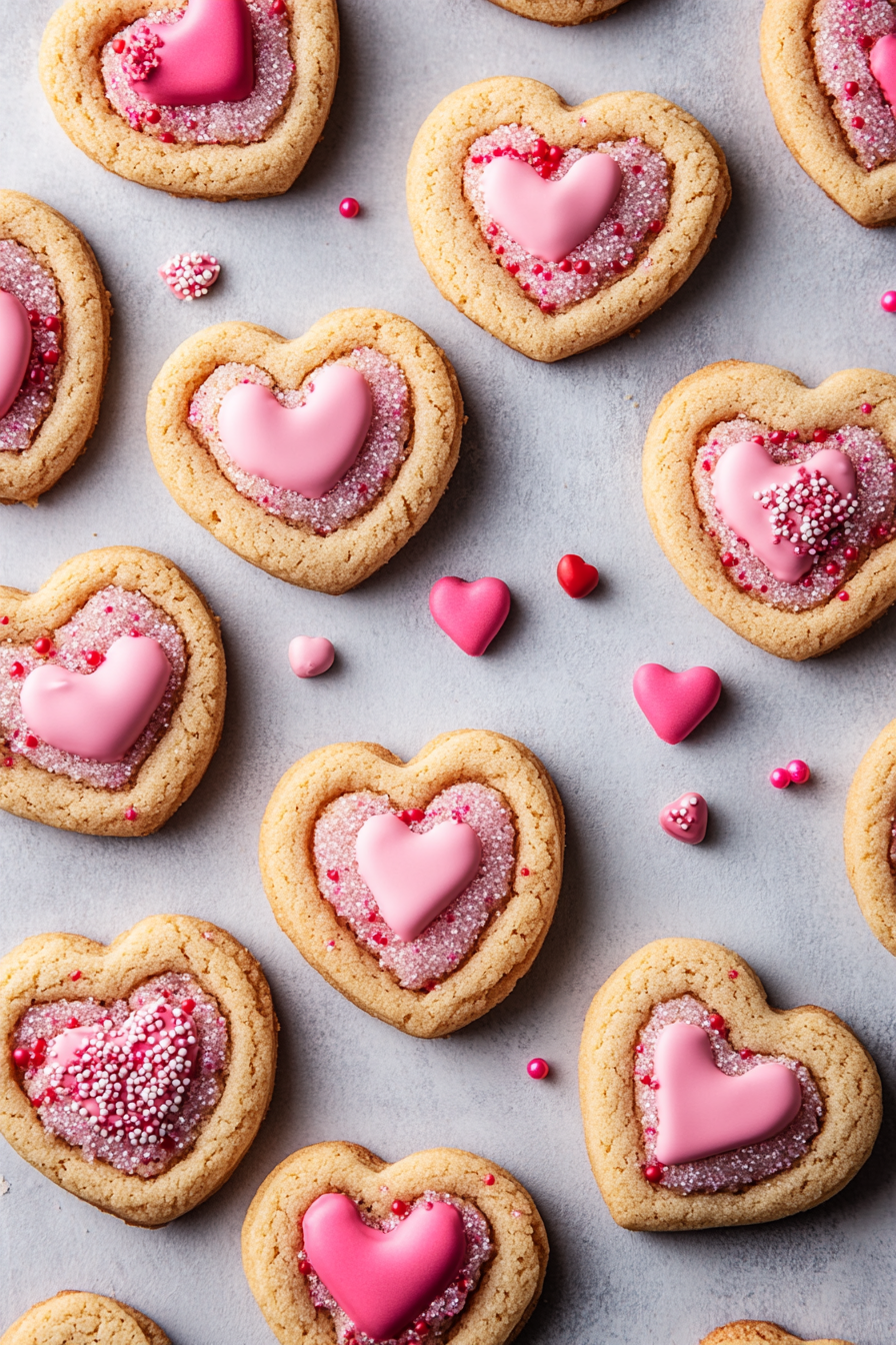 Valentine's Day Cookie Recipes Background