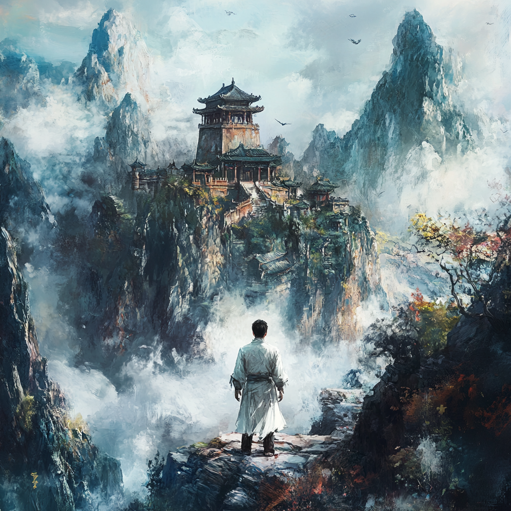 Chinese male fantasy novel cover