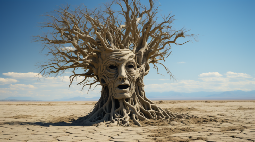 4.  Image of a tree resembling a person