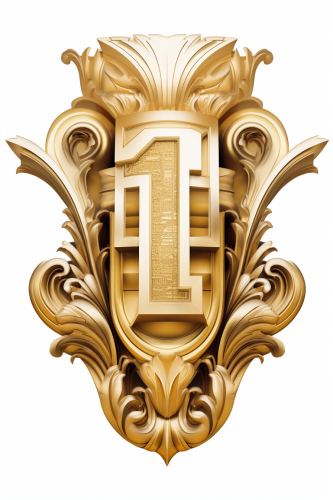 4. Stylish  4  in art deco design