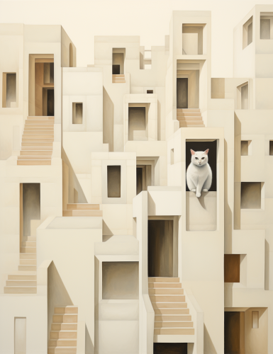 4. Unique and captivating art with Escher artist style