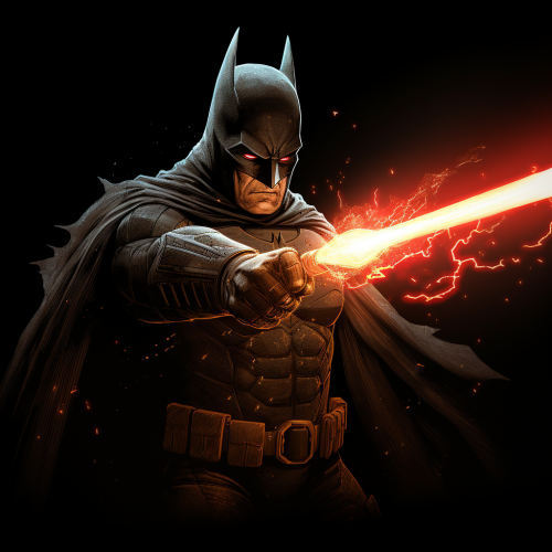 Batman with BatPO Laser